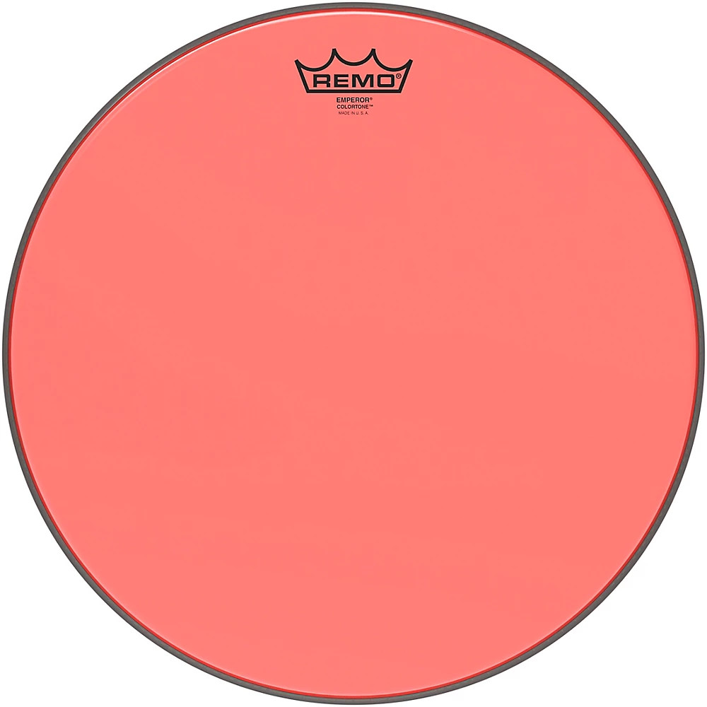 Remo Emperor Colortone Red Drum Head 15 in.