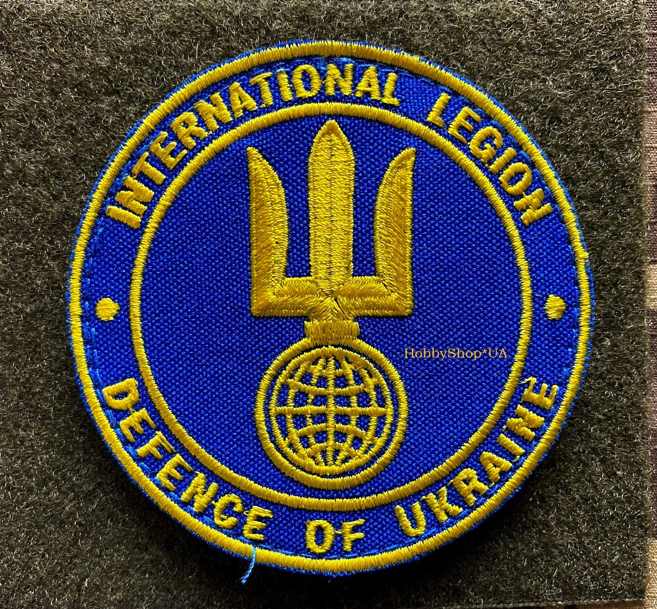 International Legion of Ukraine Ukrainian Army Morale Patch Tactical Badge Hook