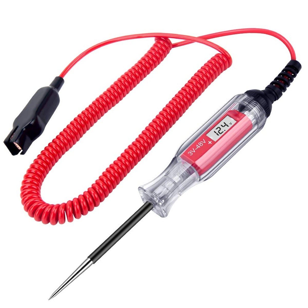 Jastind Large Size Heavy Duty 3-48V Digital Lcd Circuit Tester 140 Inch