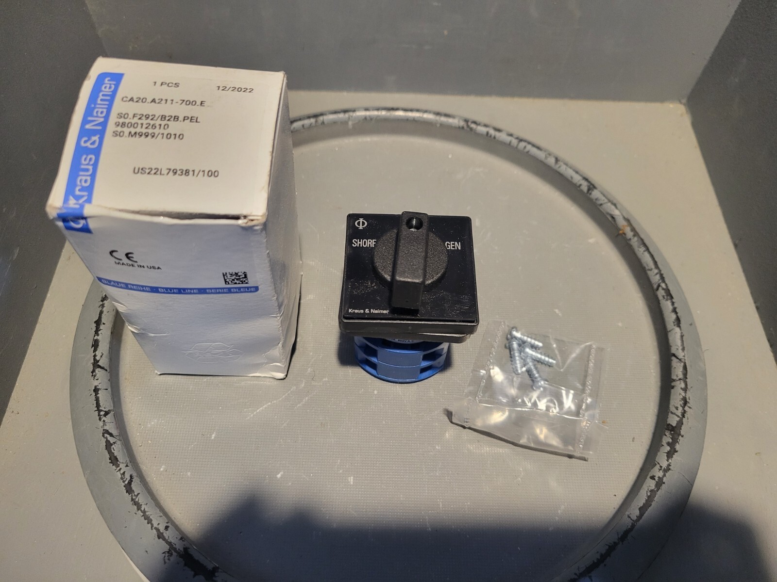 Kraus & Naimer Rotary Changeover Switch, 25A, CA20.A211-700.E