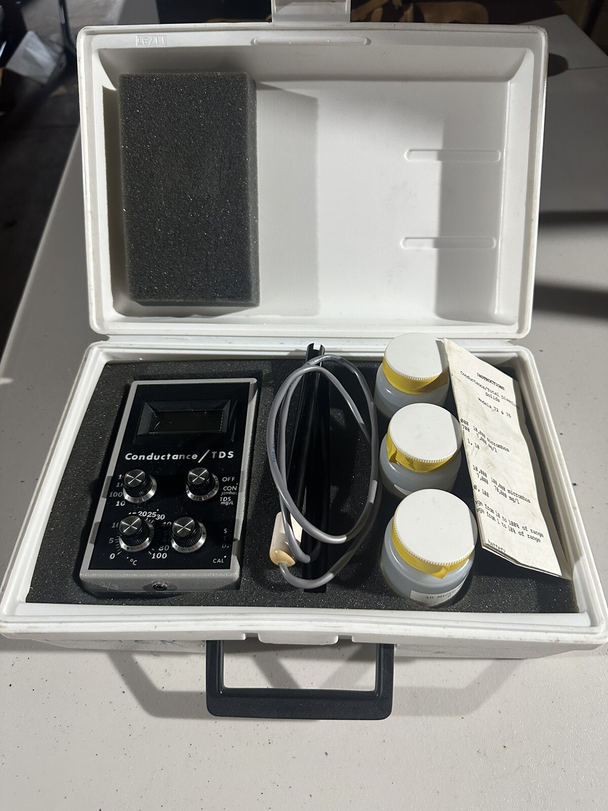 ESD Conductance/Total dissolved Model 72
