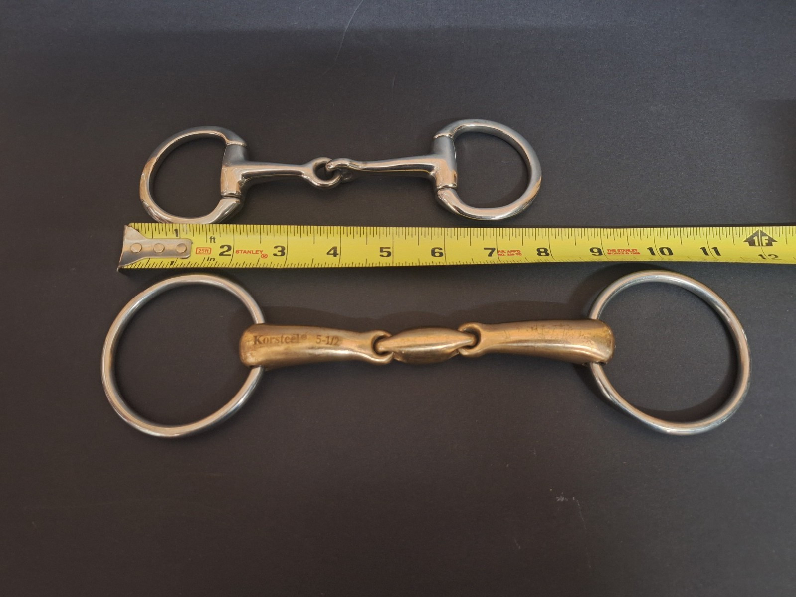 Korsteel Loose Ring Snaffle Horse Bit and unknown