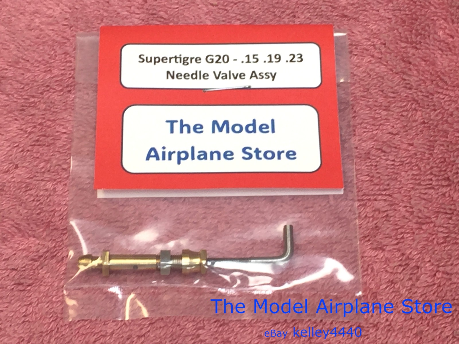 Supertigre G20 Gas Model Airplane Needle Valve - Engine Sizes .15 .19 and .23