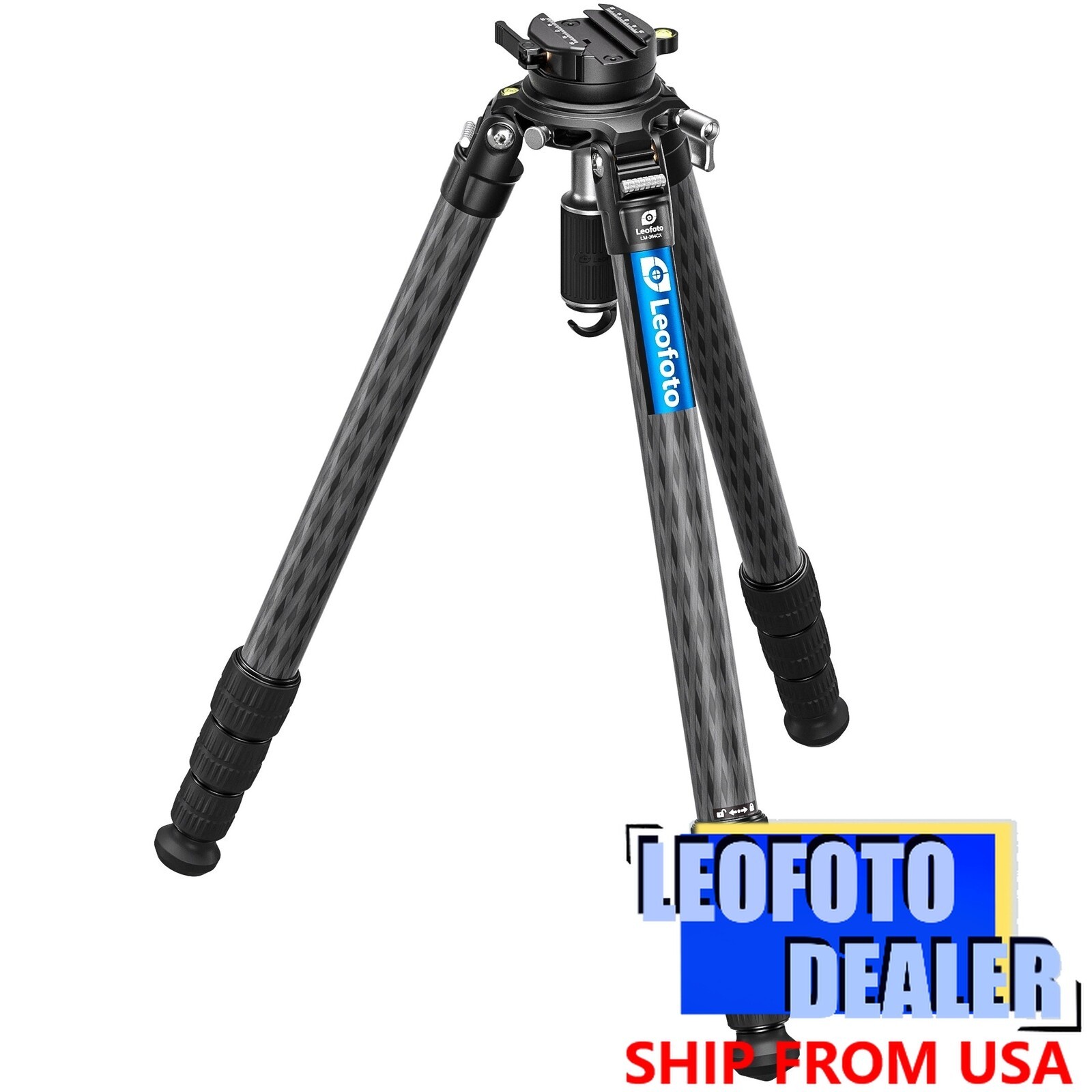 Leofoto LM-364CX+YB-75LRC Tripod 75mm Outdoor Shooting Set with BallHead