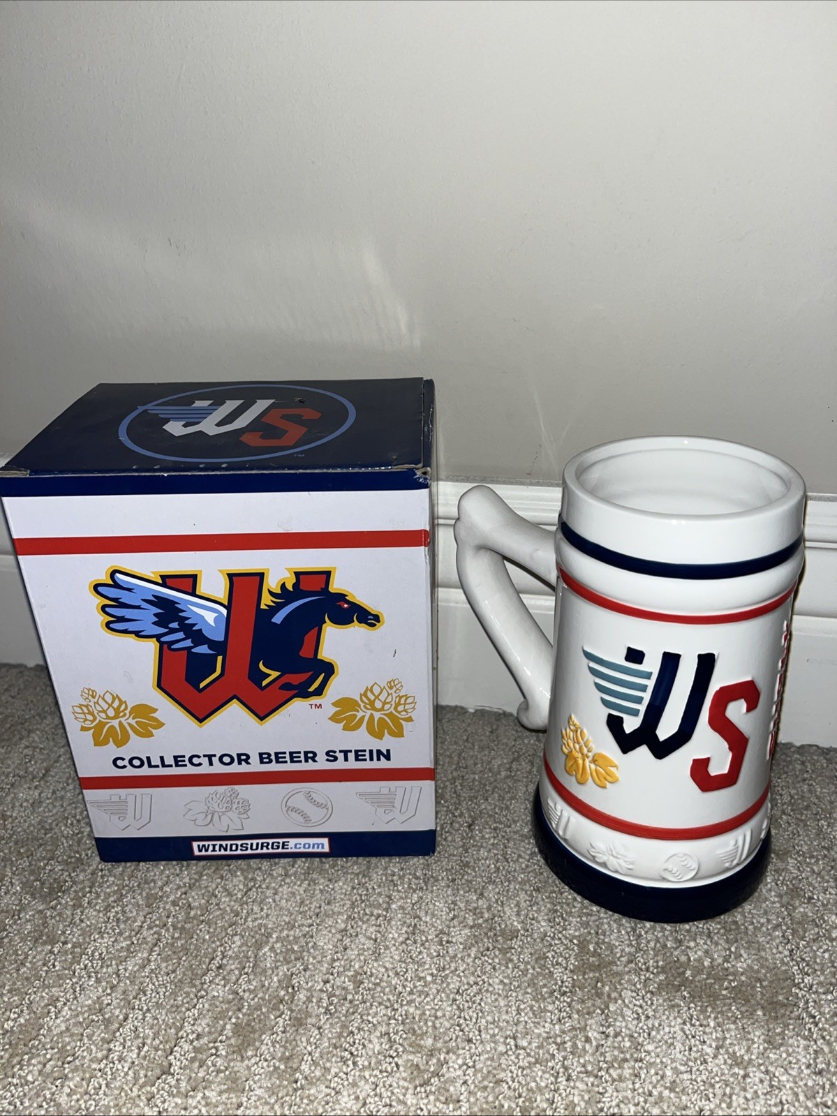 Wichita Wind Surge & Surly Brewing Co Collectors Beer Stein Mug SGA