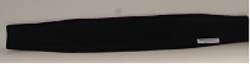 #031 Orange Paisley Fleece lined adjustable headband