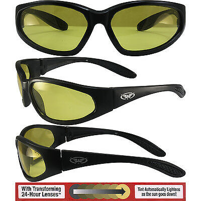 Hercules 24 Transition Photochromic Lens Safety Glasses Yellow to Smoke Z87.1