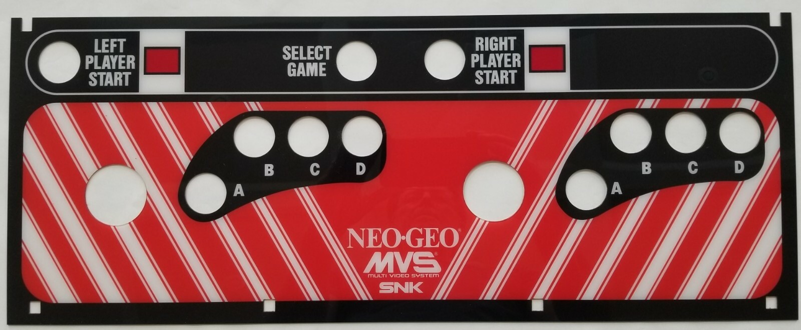 NEO GEO Control Panel Overlay Screen Printed on plexi not a sticker! EXCLUSIVE!