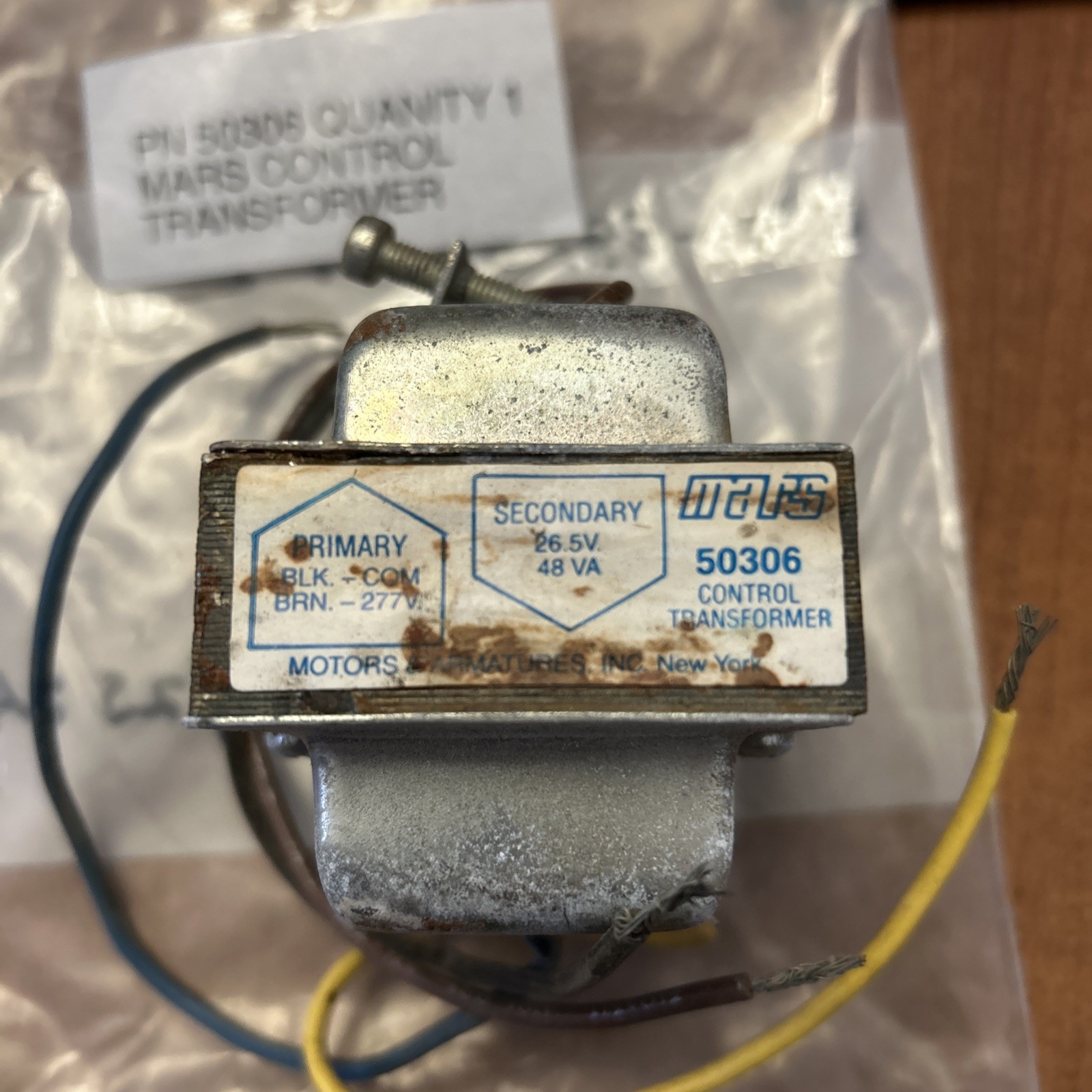 Mars 50306 Control Transformer