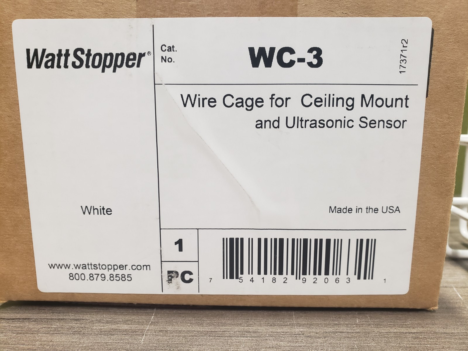 New Legrand WC-3 WattStopper Wire Cage For Ceilling Mount & Ultrasonic Sensor