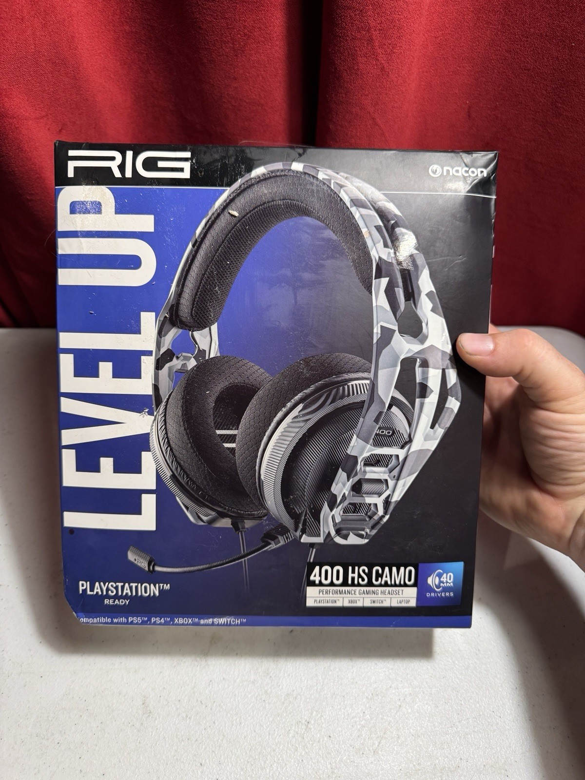 Nacon RIG 400HS Over-Ear Gaming Headset For PlayStation (PS4/PS5/PC/XBox)