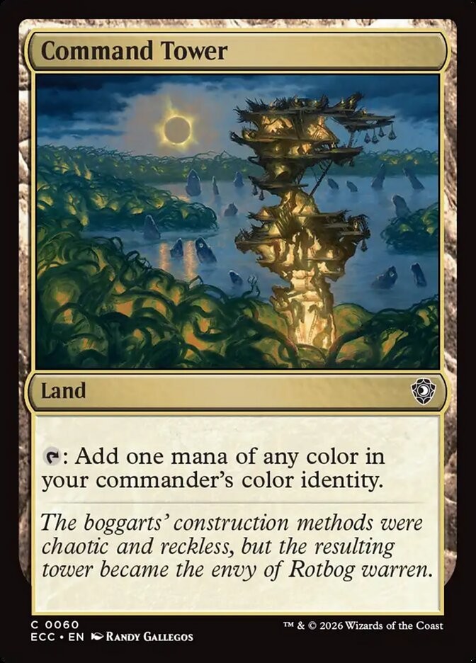 Command Tower (0060) - 60 - NM - Commander: Lorwyn Eclipsed - MTG
