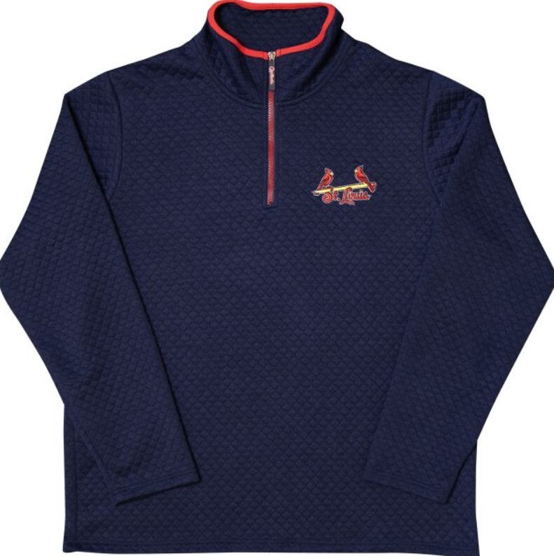 St Louis Cardinals Teachers Theme Quarter Zip Pullover - 6/25/24 SGA NIB Pick SZ