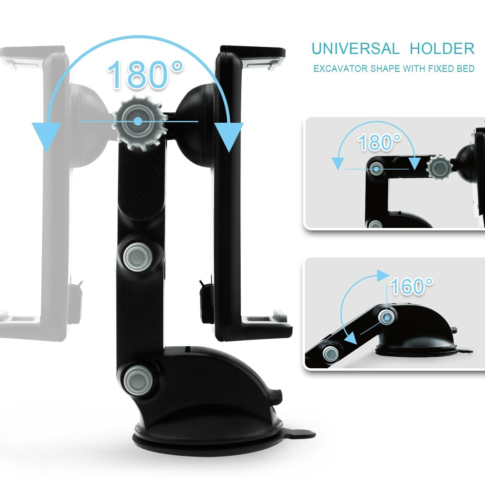 esoulk universal car holder mount for Android Tablet, iPad, Smartphone 