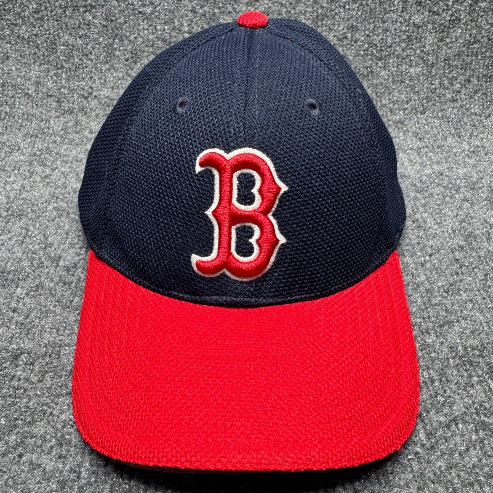 Boston Red Sox New Era Hat Kids SM Navy Blue Red Performance MLB 39THIRTY