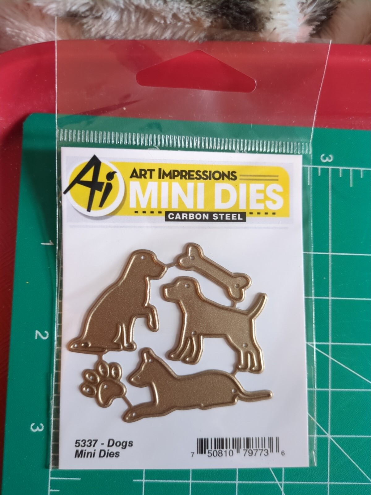 Art Impressions Die Set 4 Sizzix & Spellbinder Metal Thin Cut 5337 Mini Dogs Lab