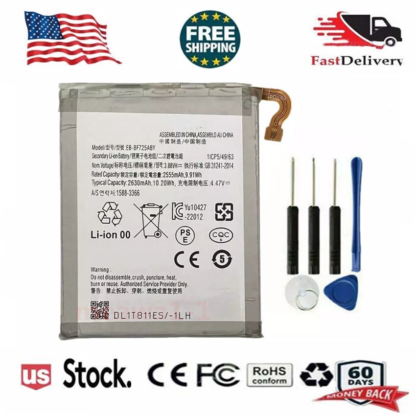 Replacement EB-BF725ABY Battery For Samsung Galaxy Z Flip 4 5G SM-F721B New+Tool