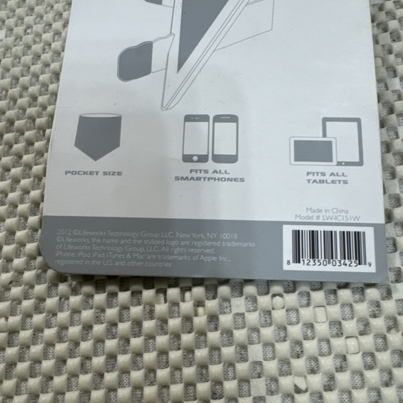 IConnect Universal Tablet Travel Stand - Silver