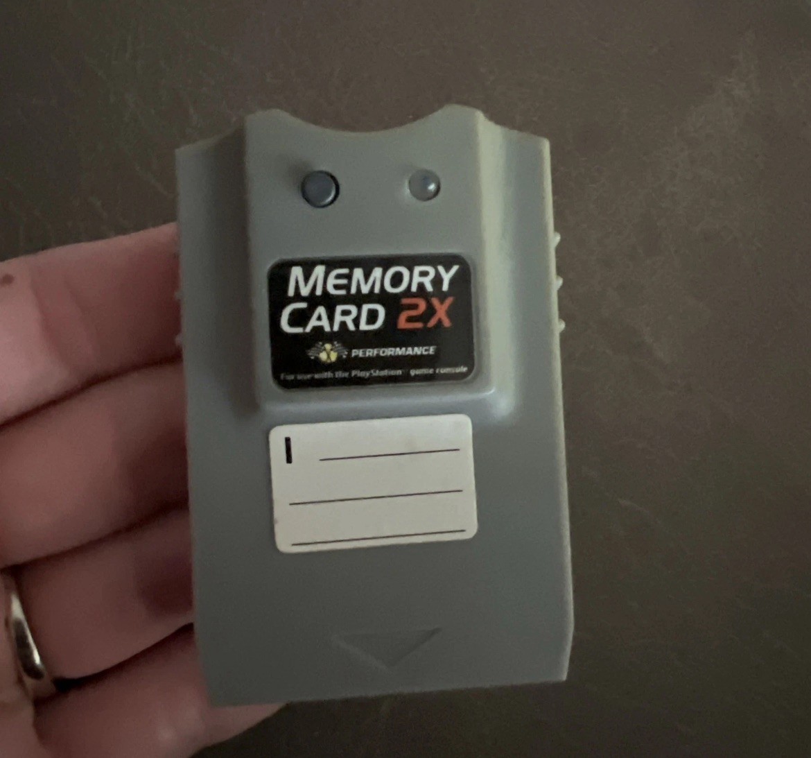 Memory Card 2X Performance Playstation -untested