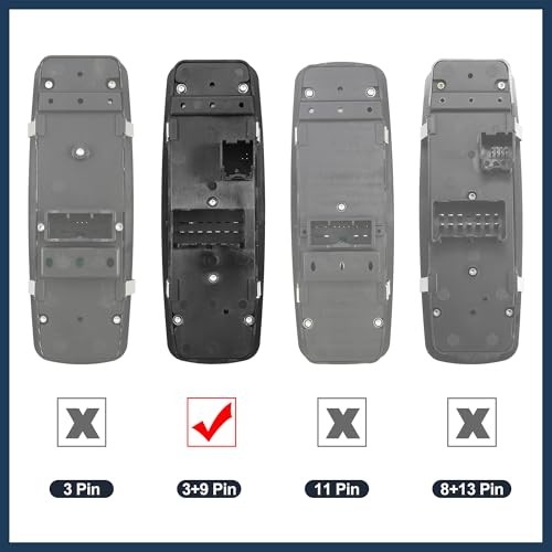 Power Window Switch, Front Left Driver Side Window Control Switch