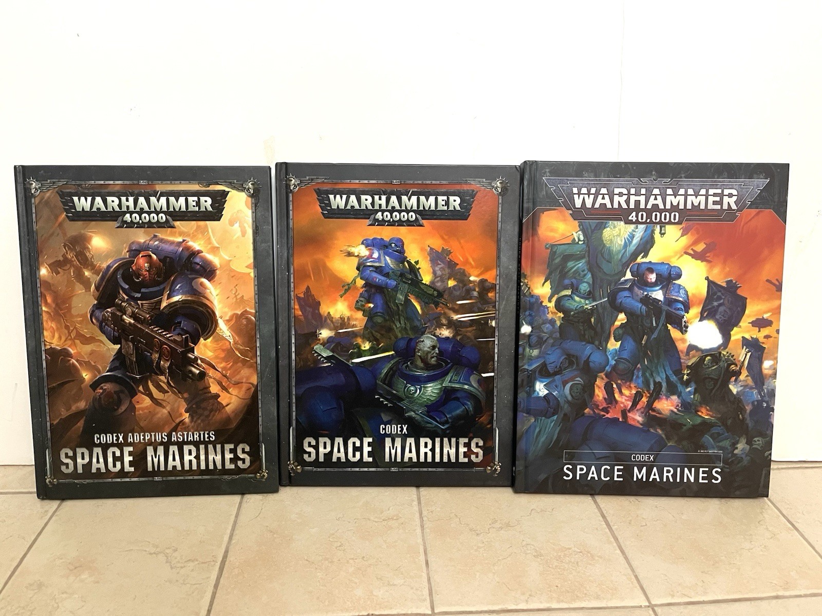 Warhammer 40K Space Marines Codex Lot 8th 9th 10th Edition Hardcover