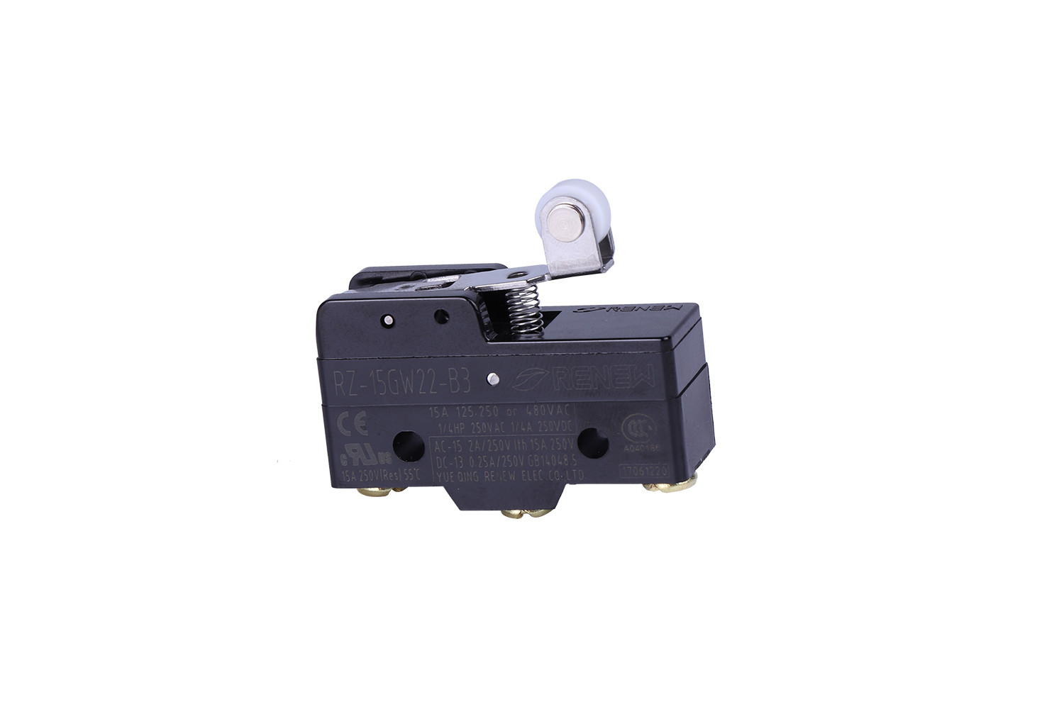 2pcs RZ-15GW22-B3 Momentary Limit Microswitch Push Buttton Micro Switch 15A 250