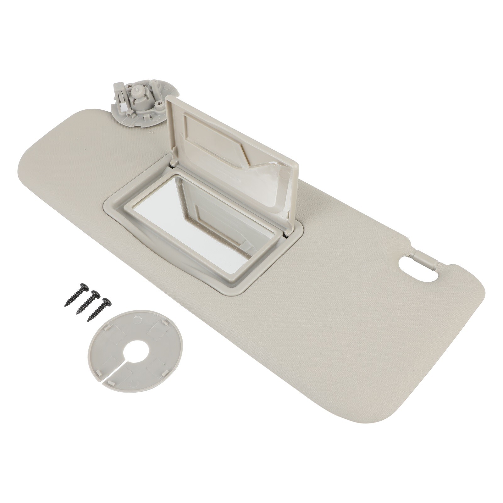 Fit for 2016-2017 Chevrolet Cruze Left Driver Side Sun Visor with Mirror Gray