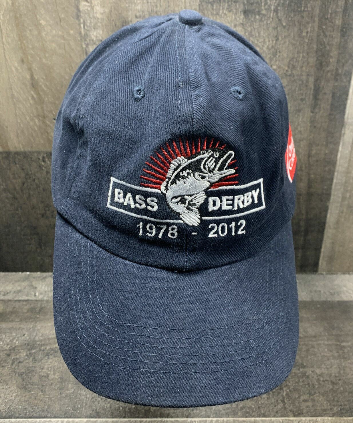 BASS DERBY 1978- 2012 Fishing Tournament Owens Corning Hat New Old Stock ???