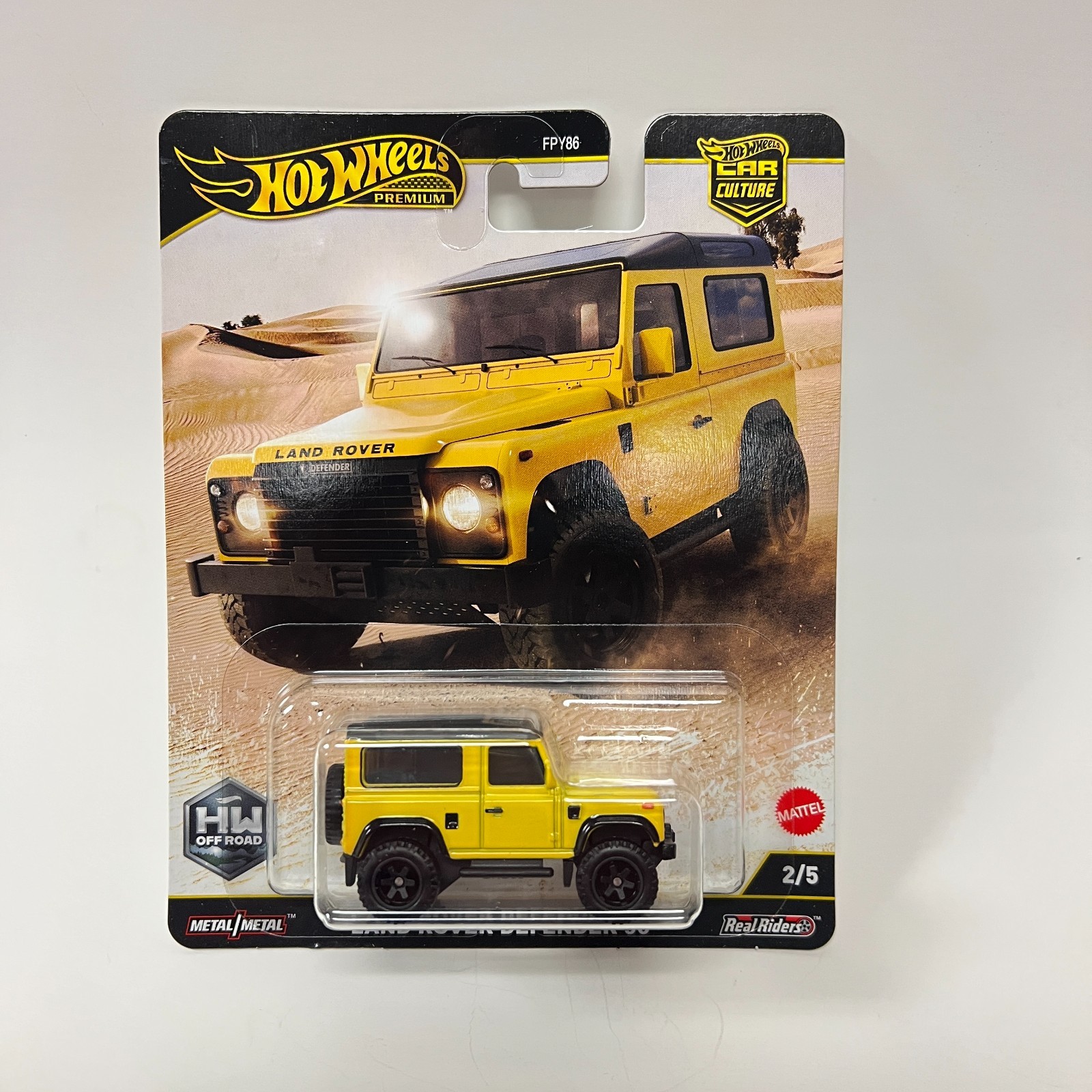 Hot Wheels Premium Car Culture Off Road Land Rover Defender 90