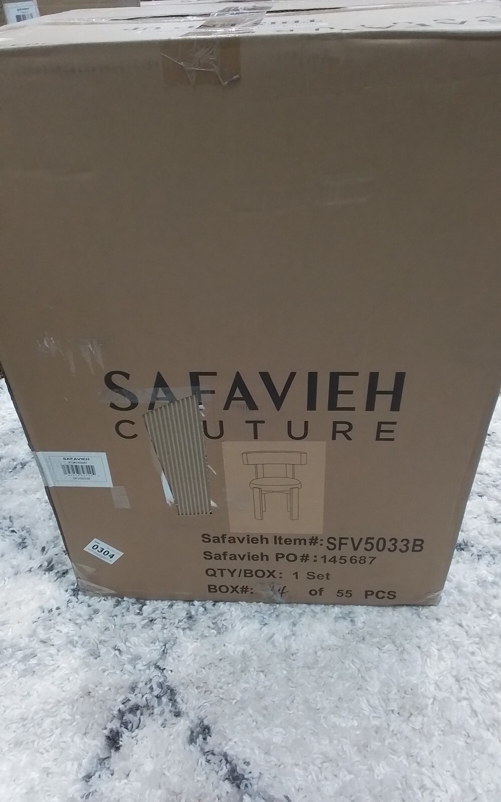 Safavieh SARALISA WOOD DINING CHAIR, Reduced Price 2172756923 SFV5033B