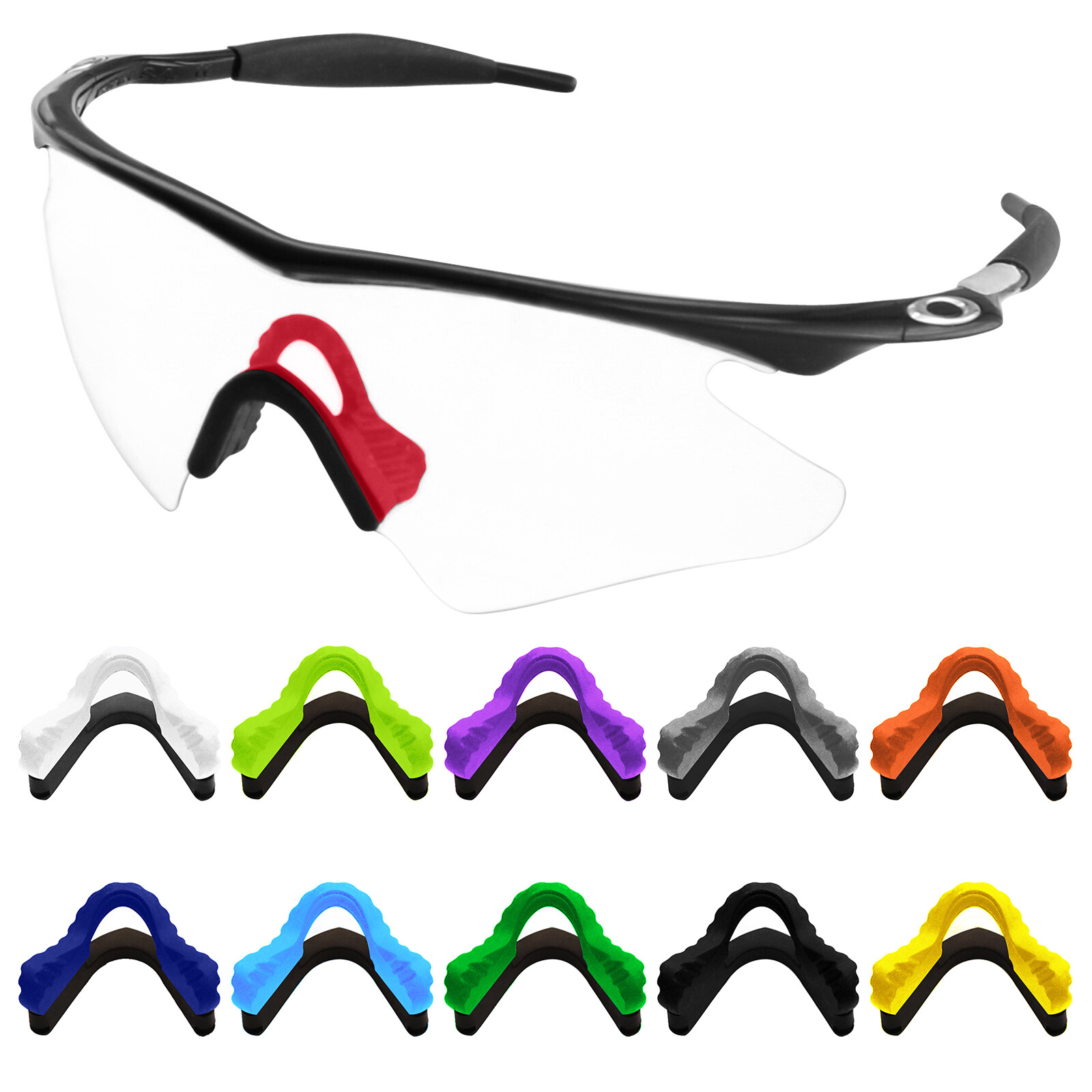 EYAR Replacement Nose Pads Pieces for-Oakley M Frame Sunglasses