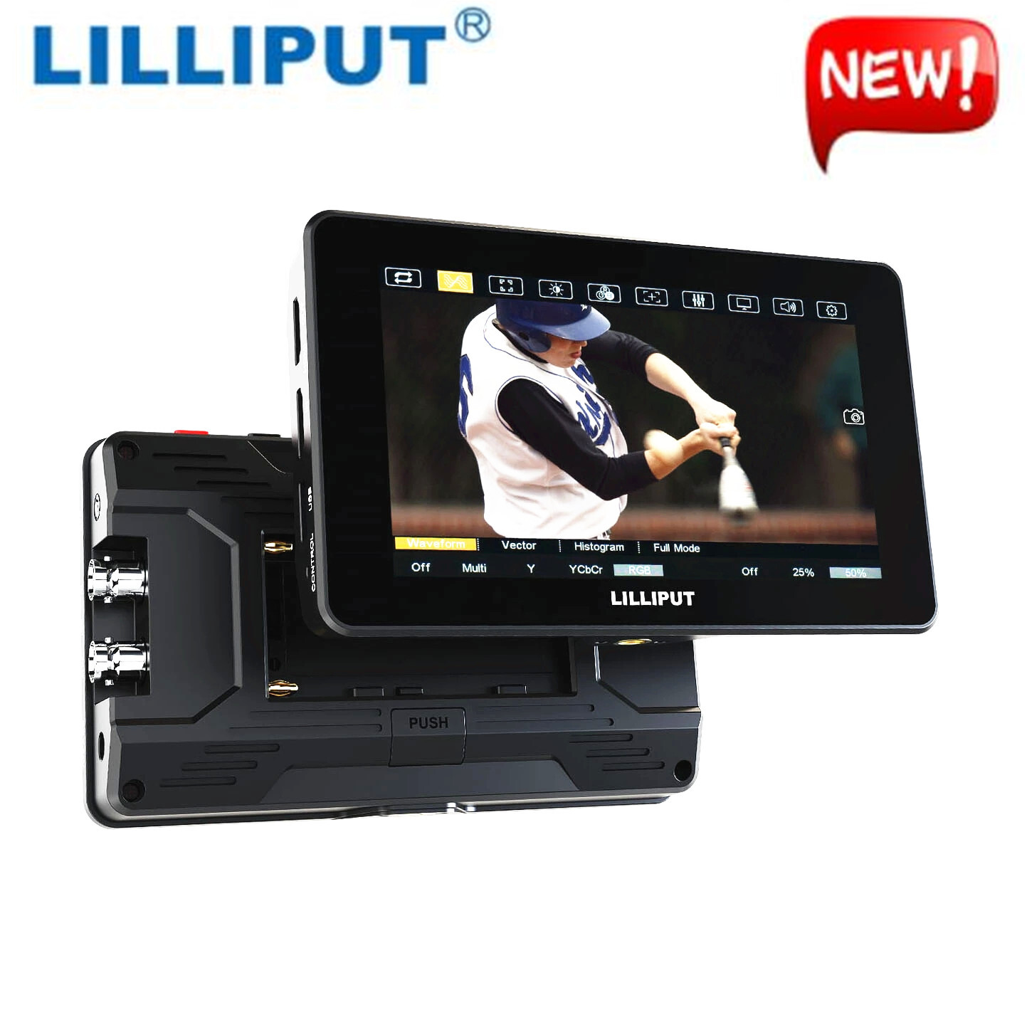 LILLIPUT HT5S 5.5inch  3G-SDI HDMI 3D-LUT 1080P 2000nits Touch Camera Monitor