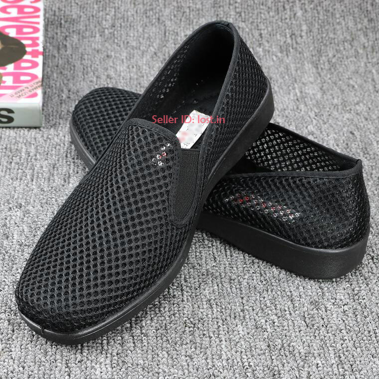 Men Chinese Martial Art Kung Fu Cloth Shoes Tai Chi Comfort Slippers Flats Shoes