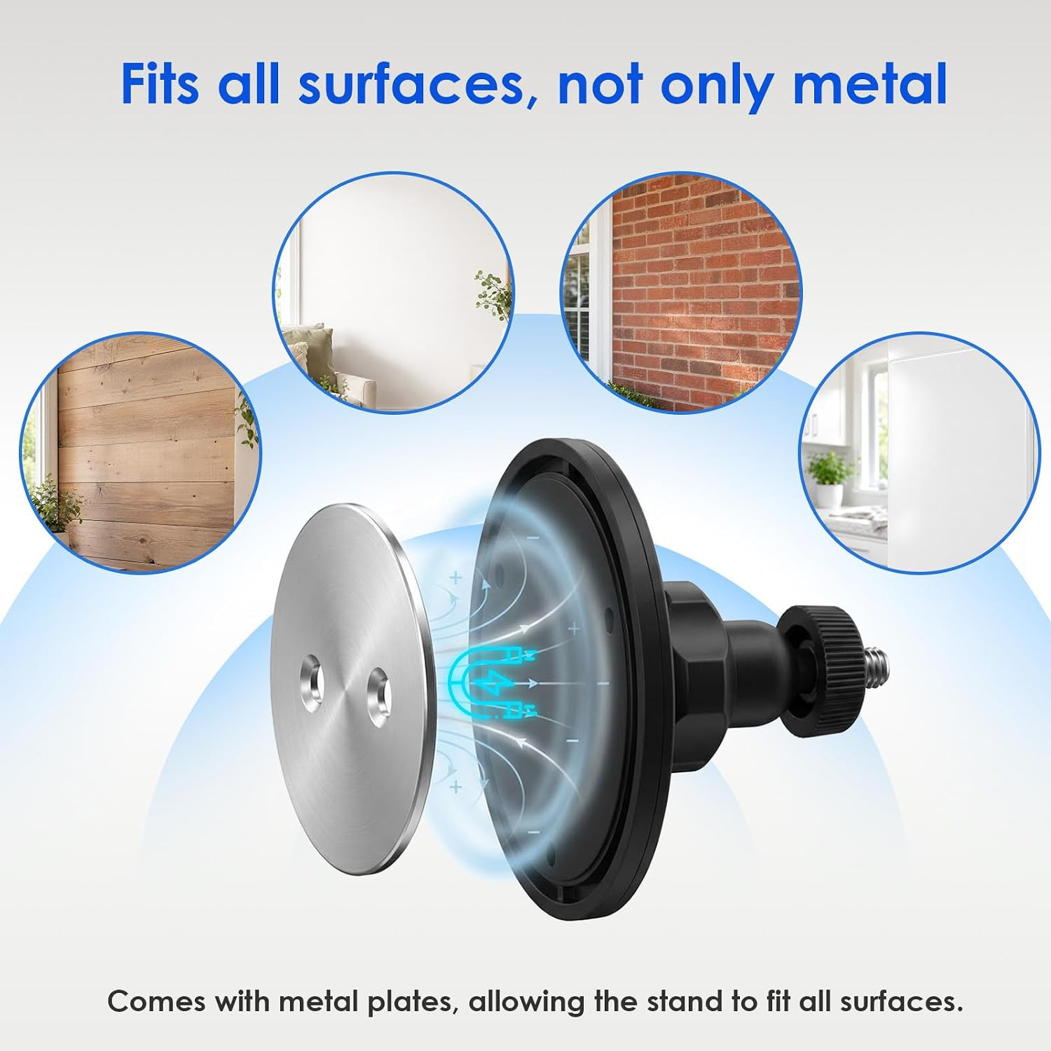 2 Pack Magnetic Mount, No Drill Wall Bracket Compatible with Blink Outdoor 4