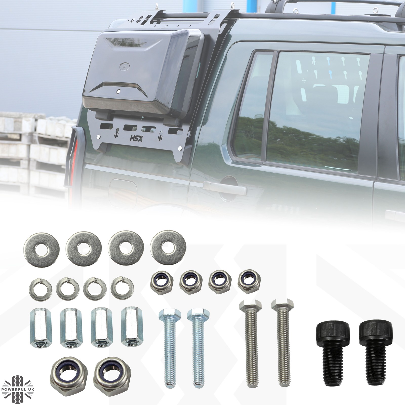 Fixing kit Gear Side Box to Molle Plate for Land Rover Discovery 3/4 Mount