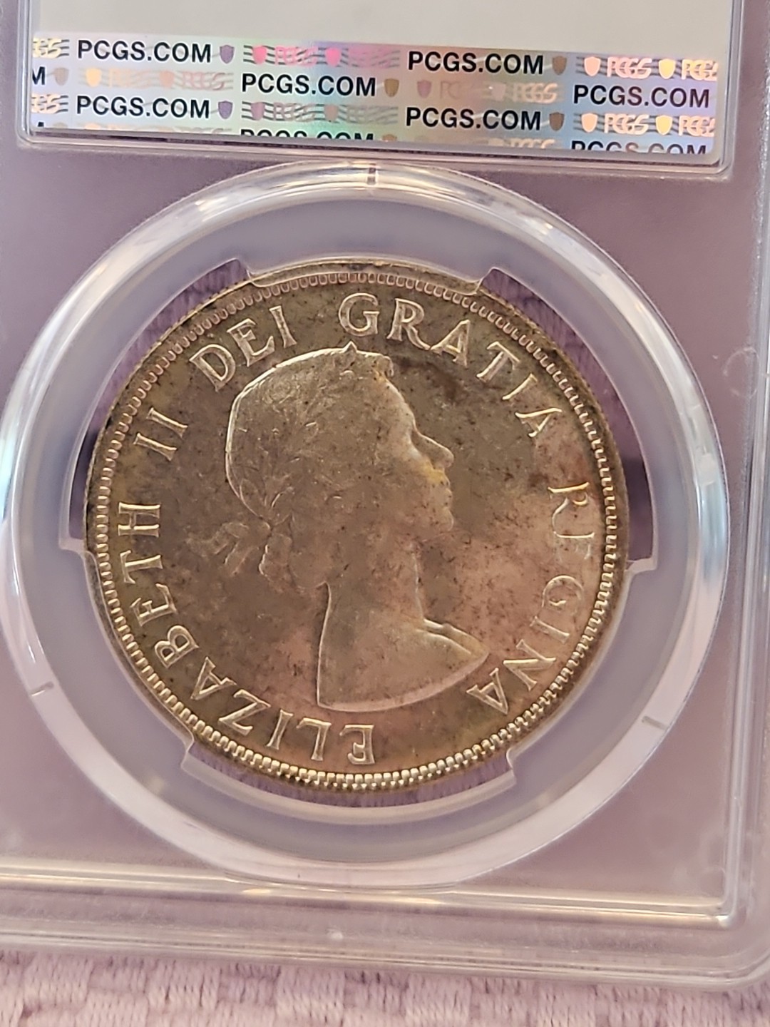 1953 Canada $1 PCGS MS63 No STRAP, FWL