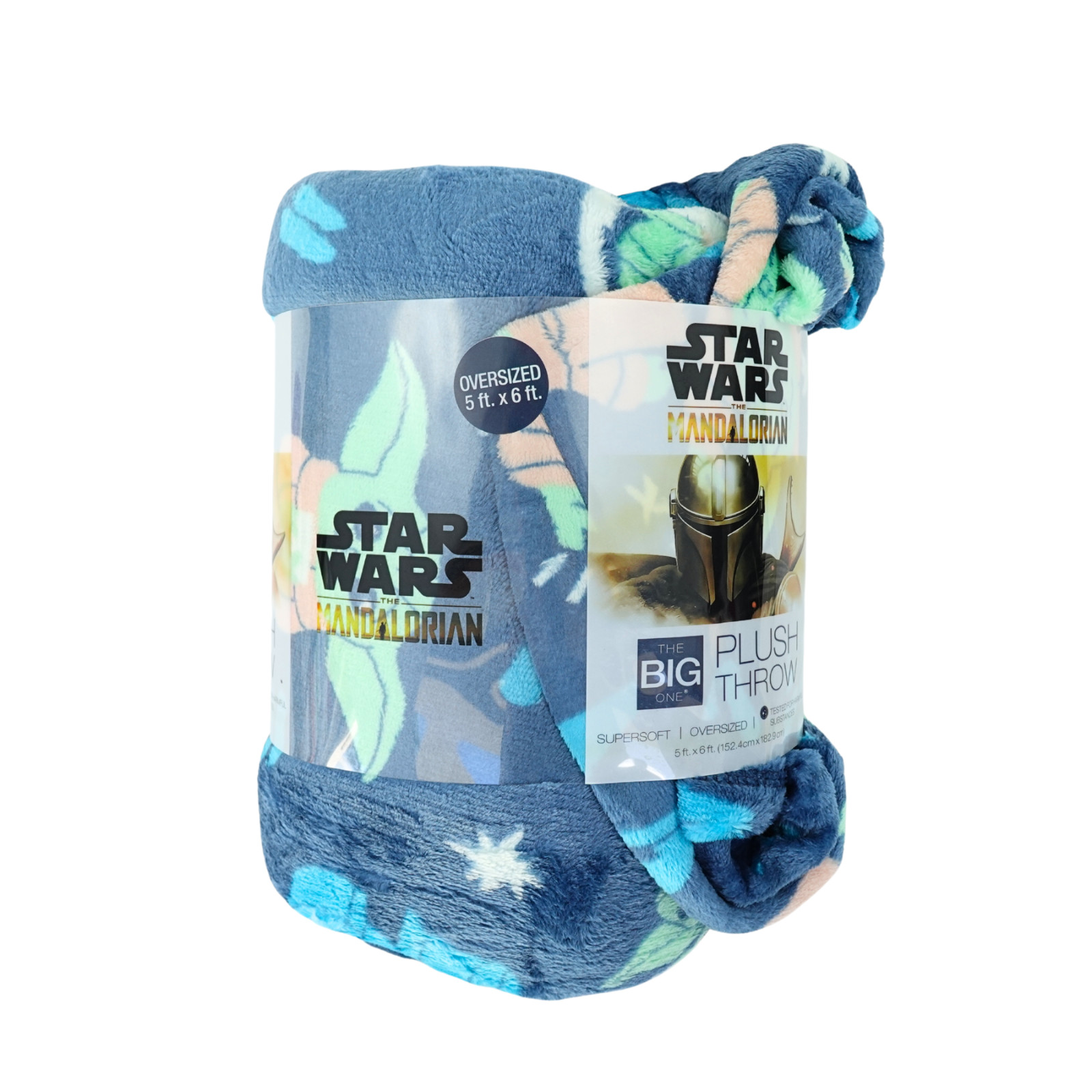 Star Wars Mandalorian Baby Yoda Throw Blanket Supersoft Oversized Plush 5ft*6ft