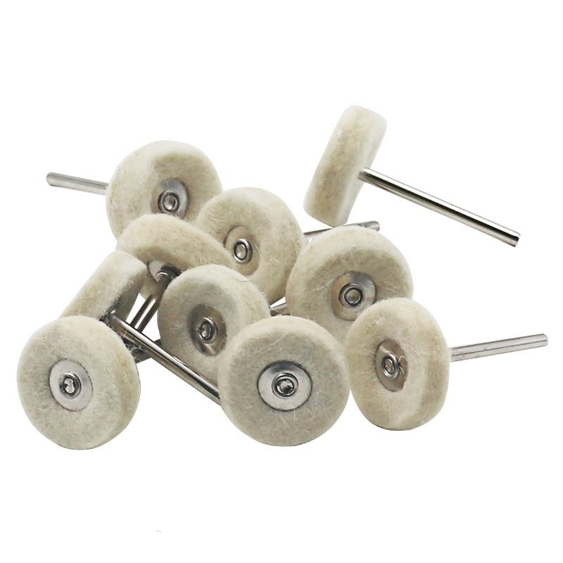 20pcs Felt Mounted Abrasive Polishing Wheel