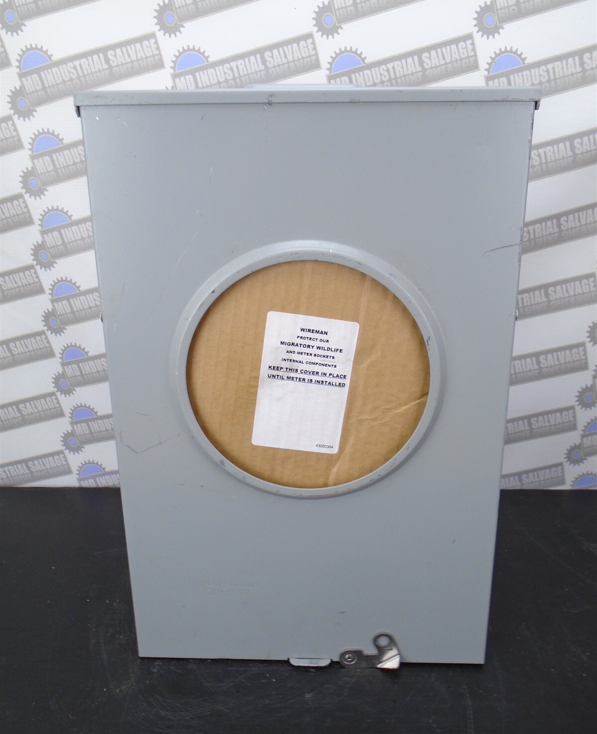 DURHAM - 200A - 600V, 1 PH, 4 JAW - METER SOCKET - MTT83395C-VP02 - NEW w/MODS