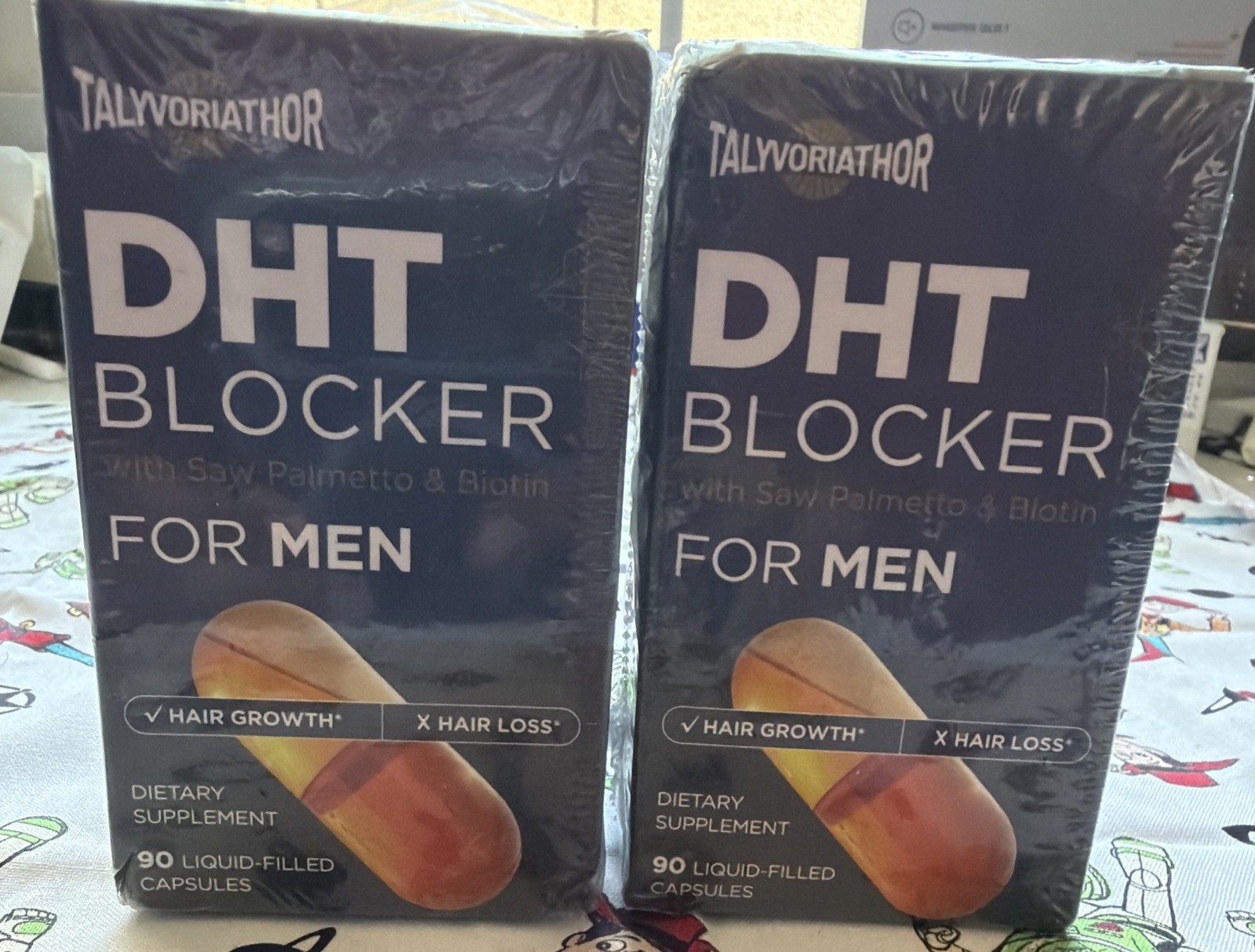 2X Talyvoriathor DHT Blocker for Men w/Saw Palmetto 90LiquidFilledCapsEA 01/2029