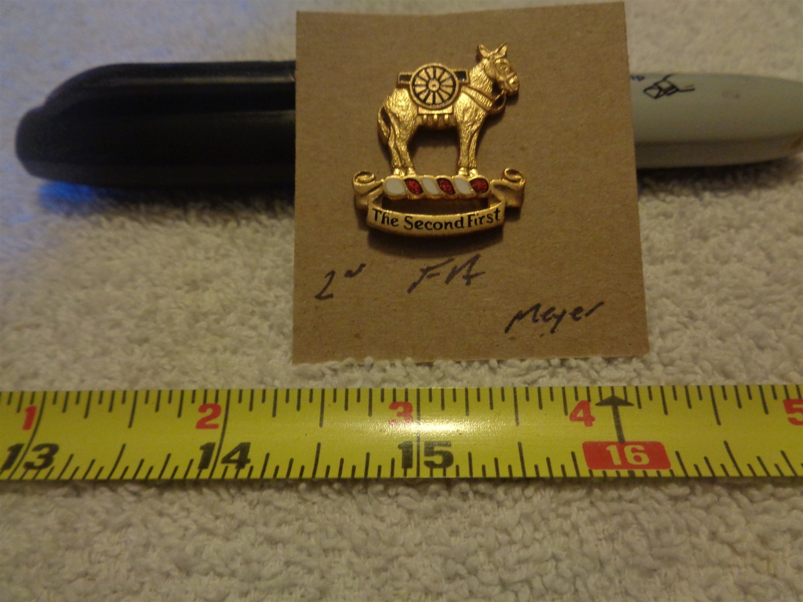 2nd Field Artillery Meyer Unit Crest, DI, DUI (DRAW#R15)