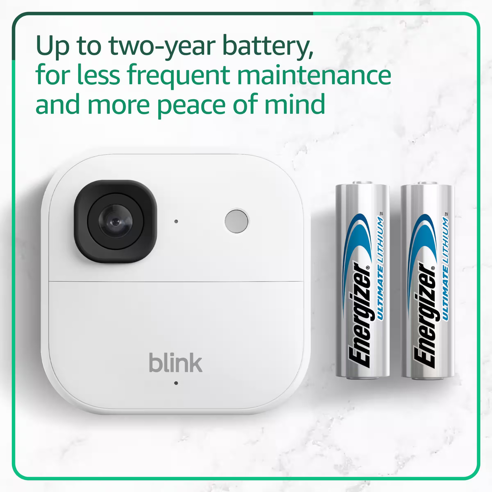 Blink - Outdoor 2K+ Wireless Smart Security Camera, 2K video, Two-way audio, ...