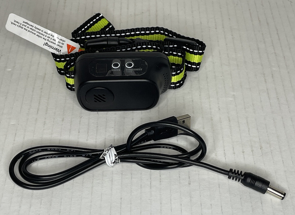 Dog Bark Collar w/ Beep Vibration and Shock, Anti Barking Collar Missing Pieces