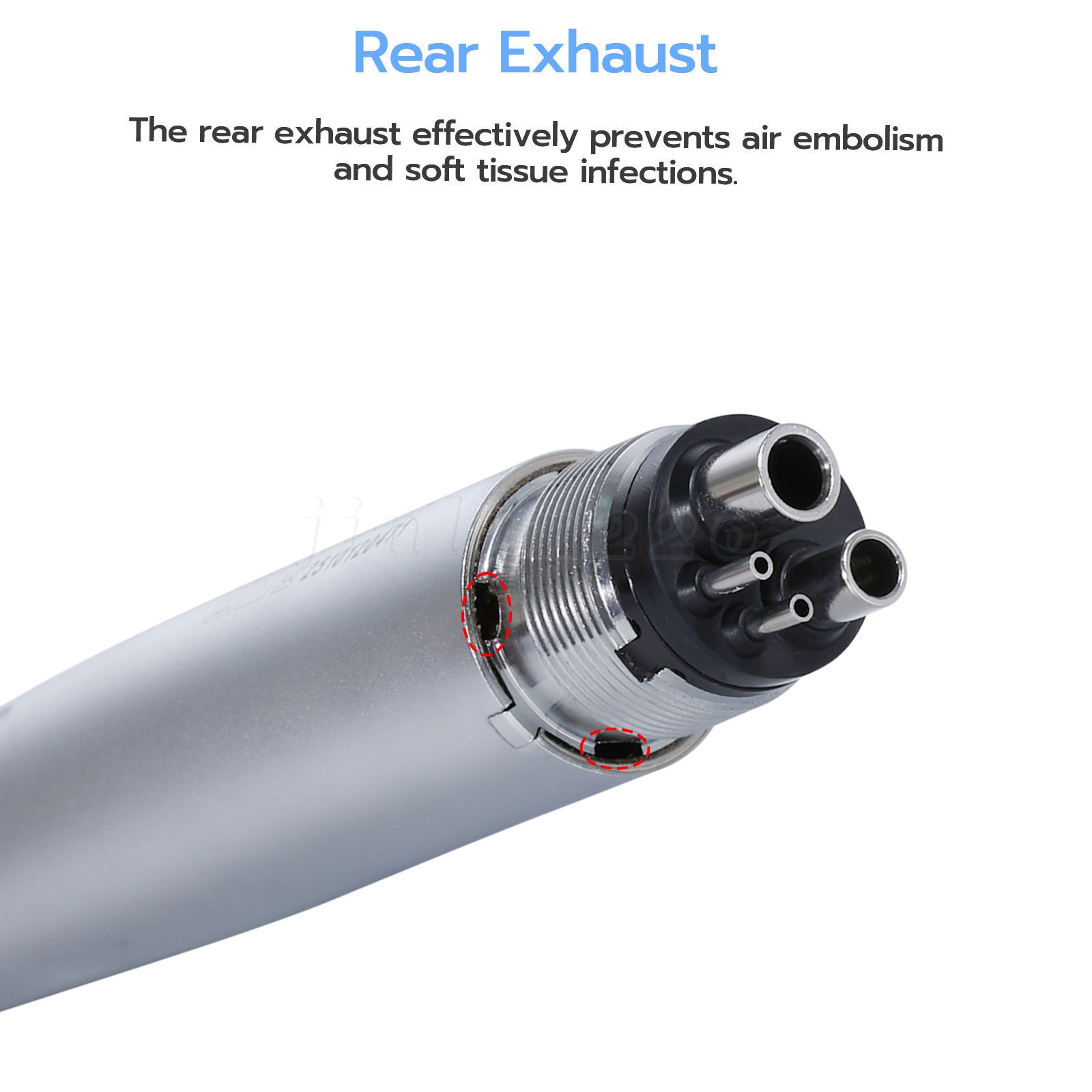 Dental Handpiece High Speed Push Button STANDARD 45° HEAD 4-Hole