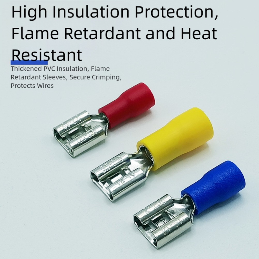 280pcs Cold Pressed Terminal Block Set with Rubber Insulation for Wire Crimp