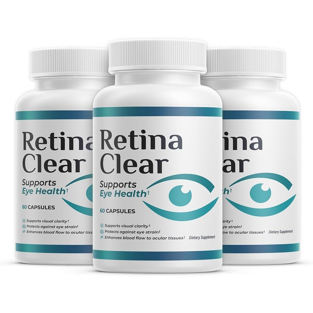 (3 Pack) Retina Clear Capsules, RetinaClear Eye Health Support (180 Capsules)