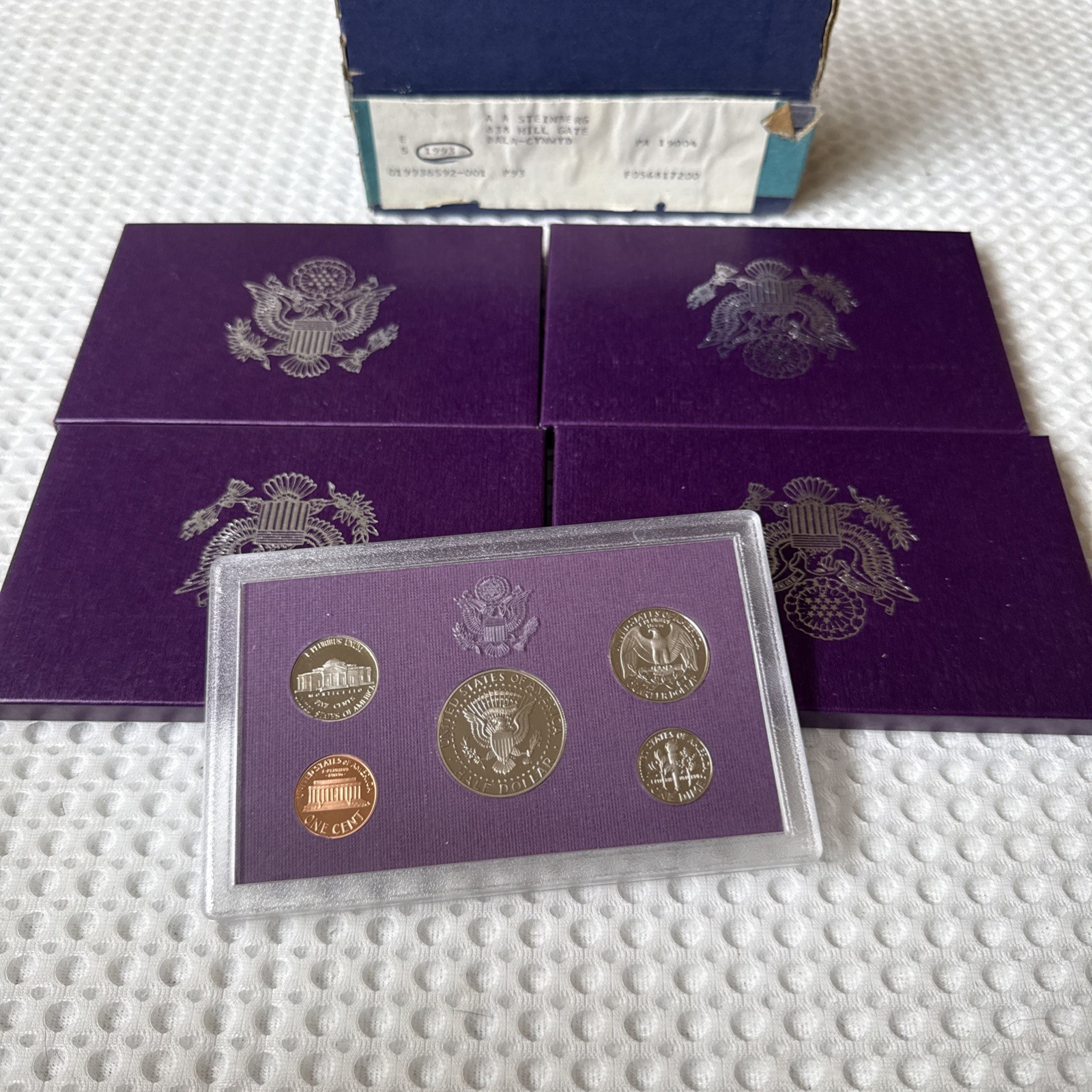 1993 Clad Proof Set U.S. Mint Original Government Packaging OGP COA