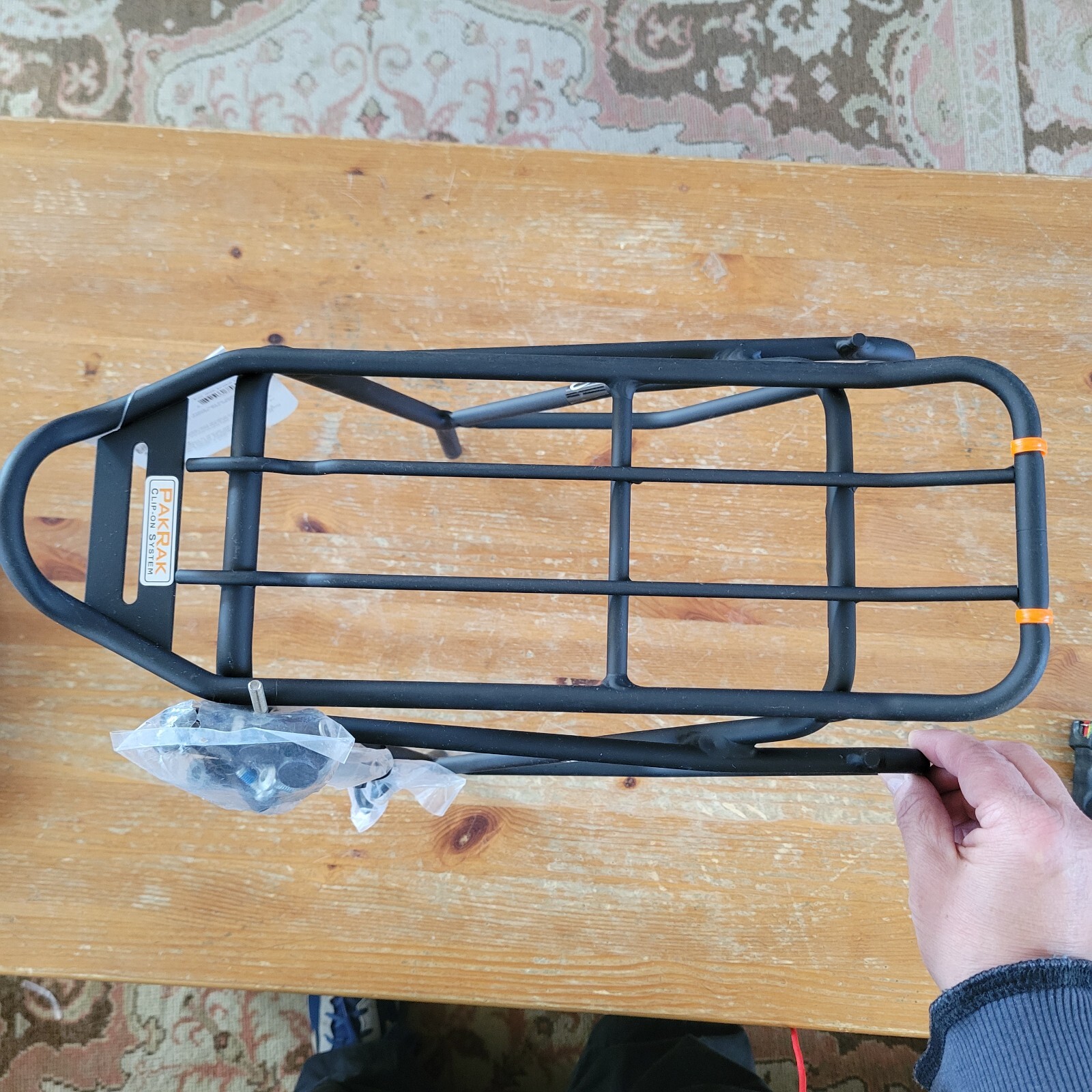 Ibera PakRak Bicycle Touring Carrier Frame-Mounted For Heavier Top & Hardware