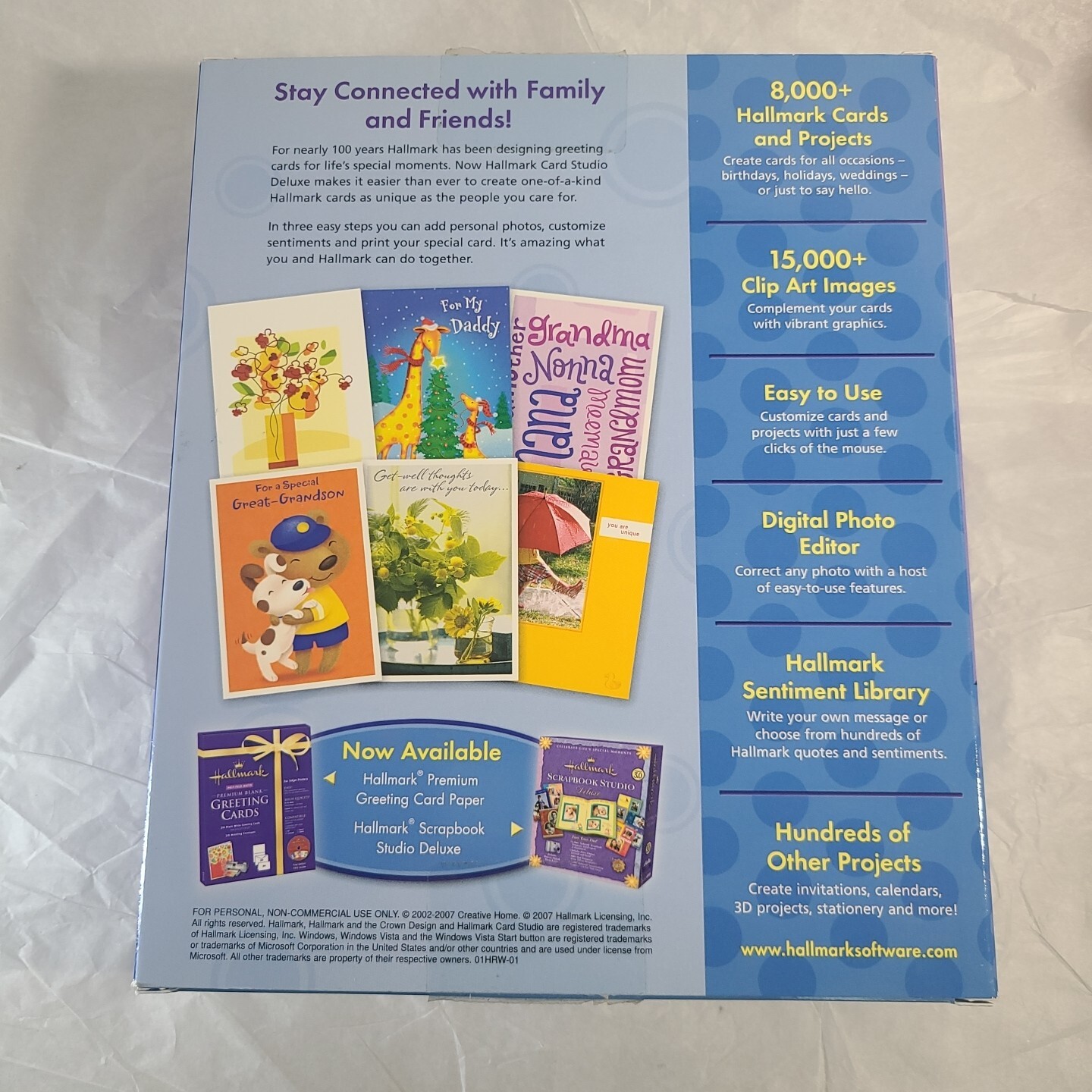 Hallmark Card Studio 2008 Deluxe - Greeting Card Computer Software on Windows CD