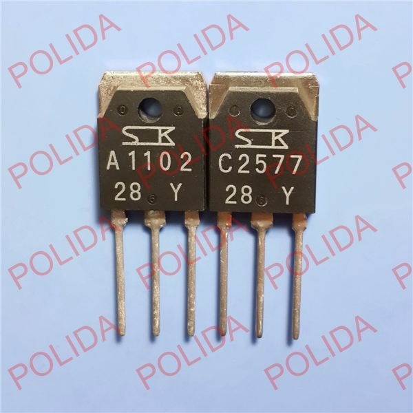 5PAIRS or 10PCS Transistor SANKEN TO-3P 2SA1102/2SC2577 A1102/C2577